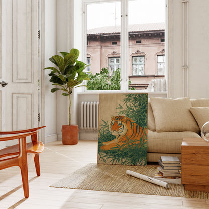 Tiger in Bamboo Forest Poster