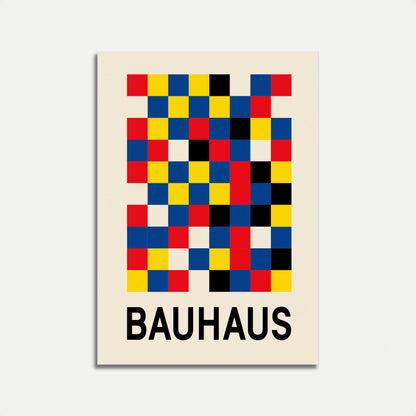 Bauhaus Geometric Design Poster