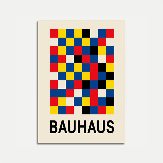 Bauhaus Geometric Design Poster