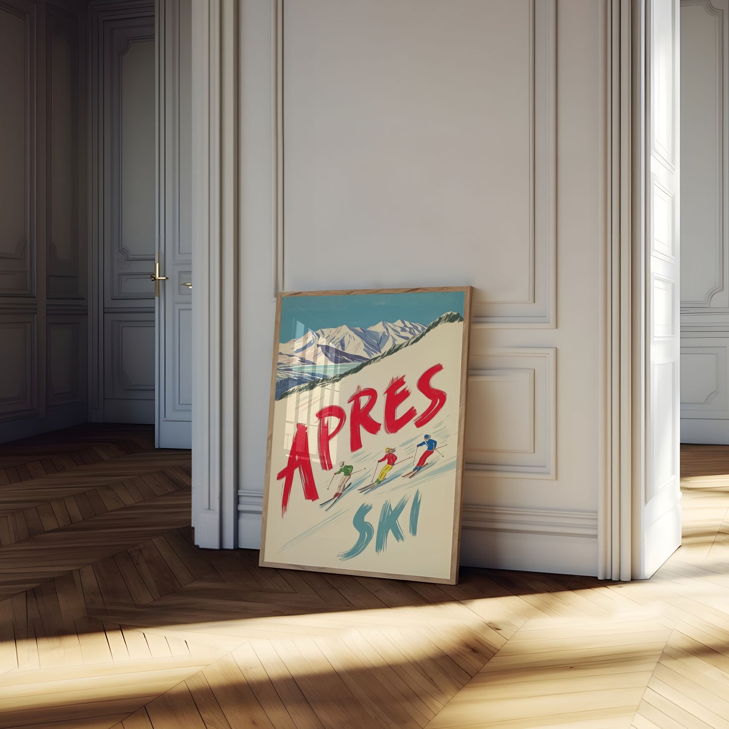 Vintage Après Ski Bergposter