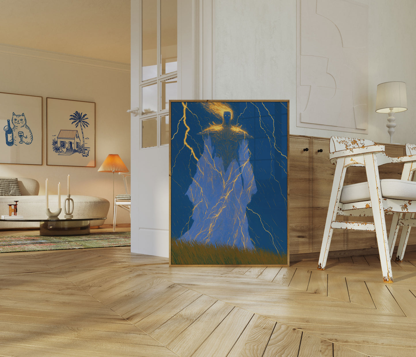 Electric Storm Spirit Poster