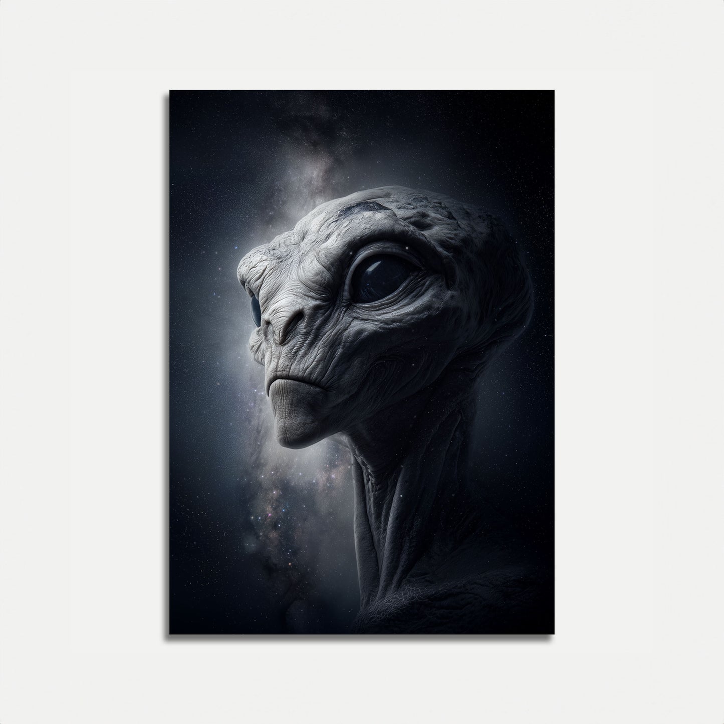 Cosmic Alien Encounter Poster