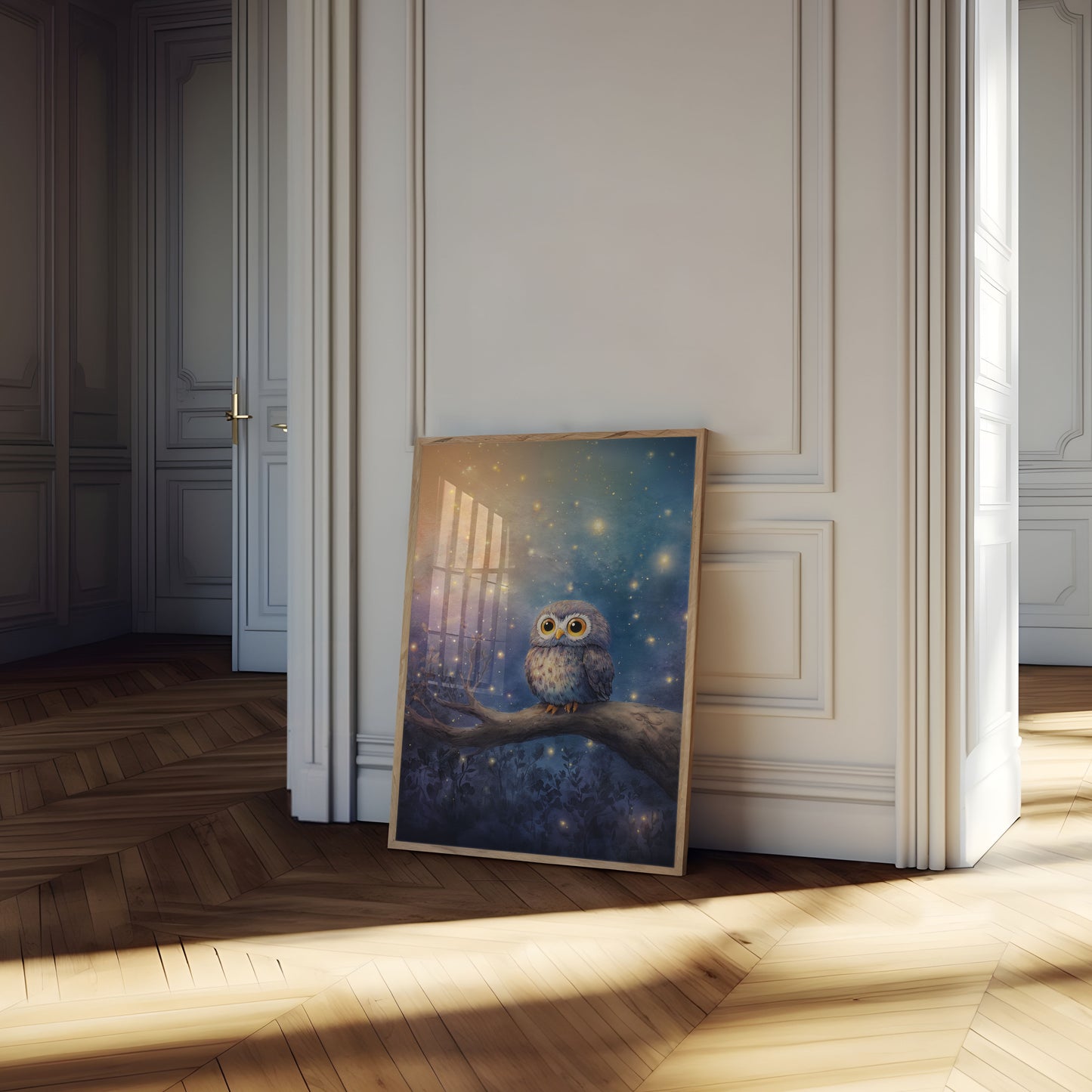 Poster del Gufo Notturno Stellato