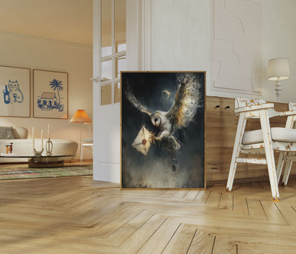 Gufo Messaggero Mistico Poster