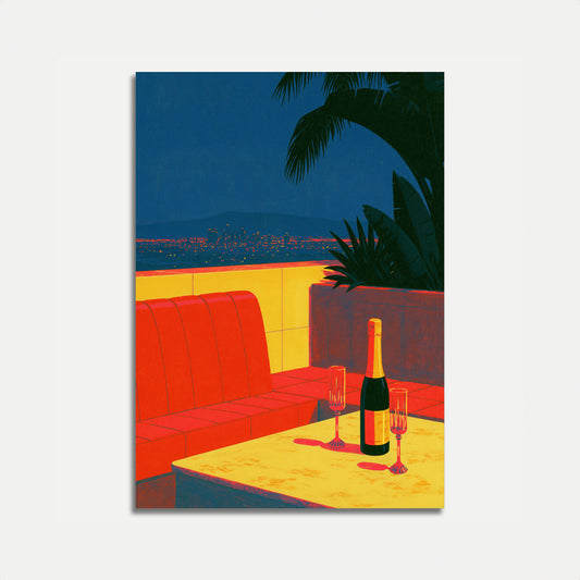 Plakat: Natklub Åben Himlen Fest
