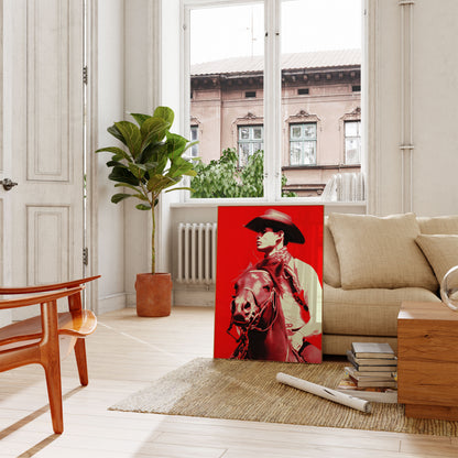 Red Rider Western Poster