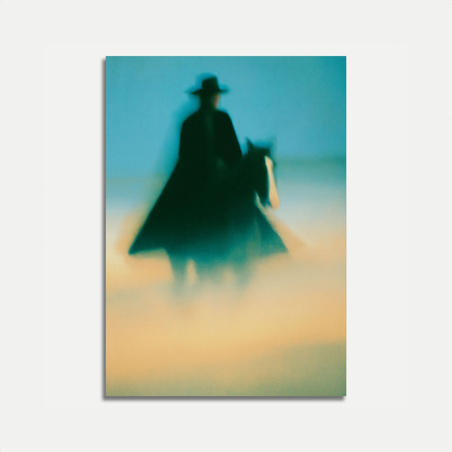 Poster Misterioso del Cowboy nel Deserto