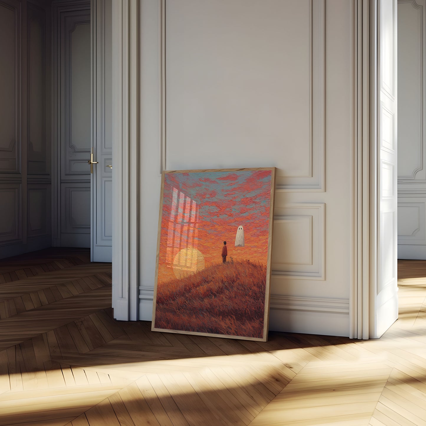 Encuentro con Fantasma al Atardecer Cartel