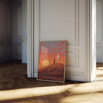 Encuentro con Fantasma al Atardecer Cartel