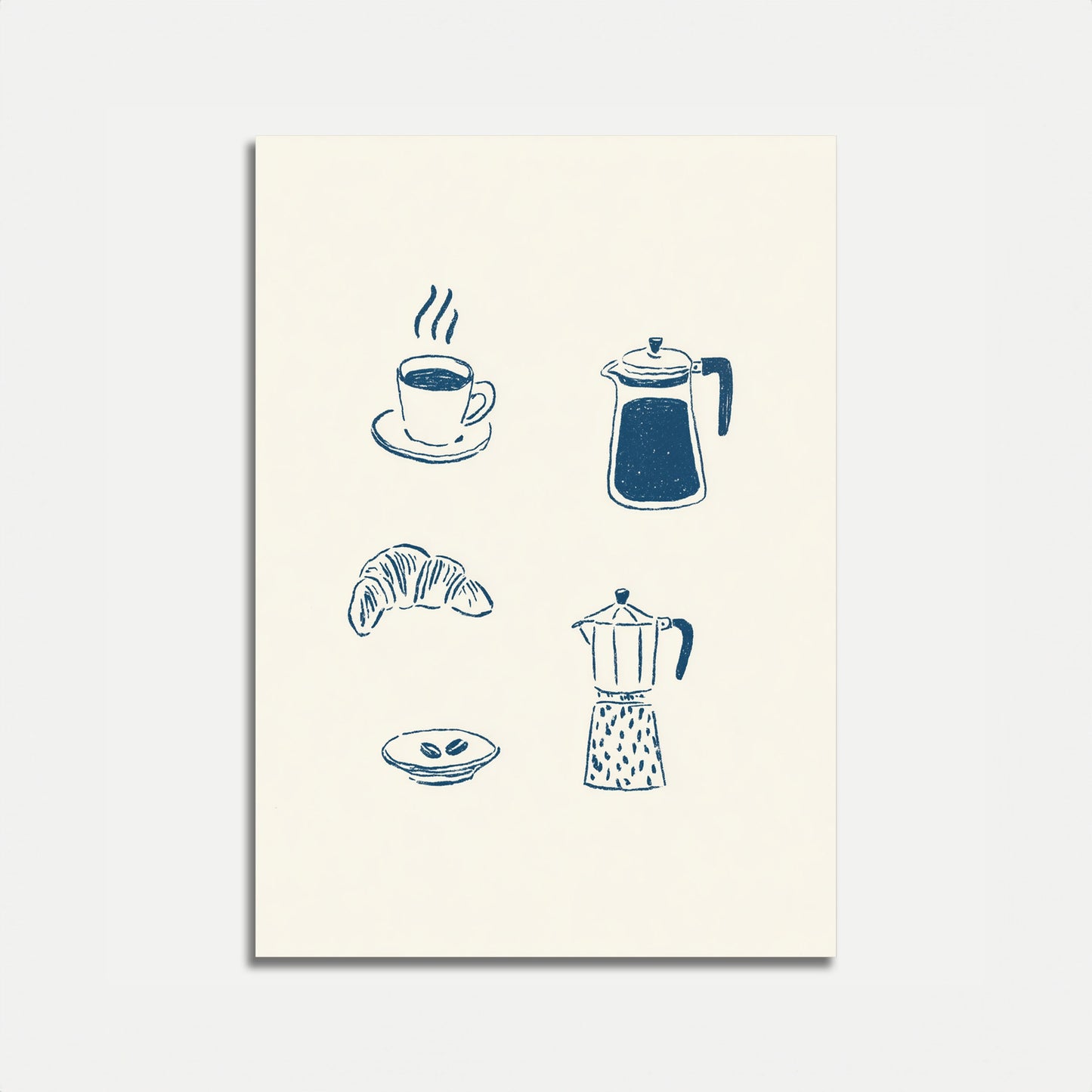 Morning Coffee Ritual Art Poster