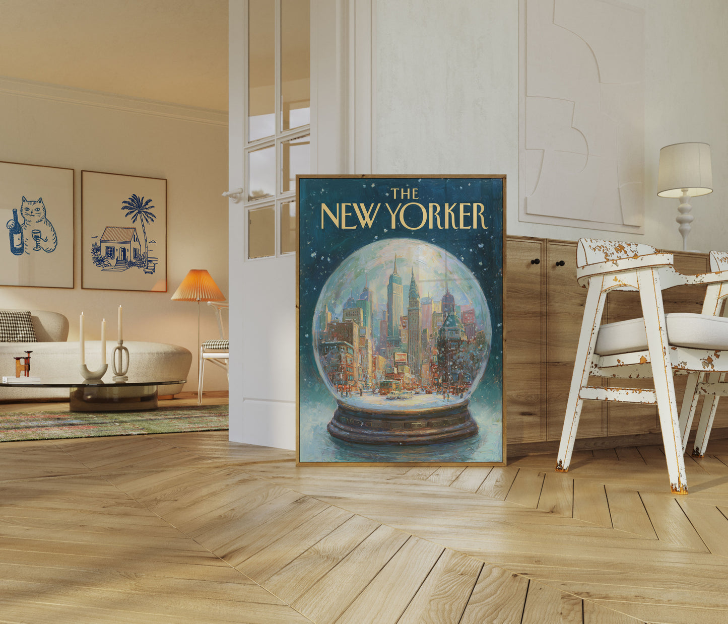 New York City Snow Globe Poster