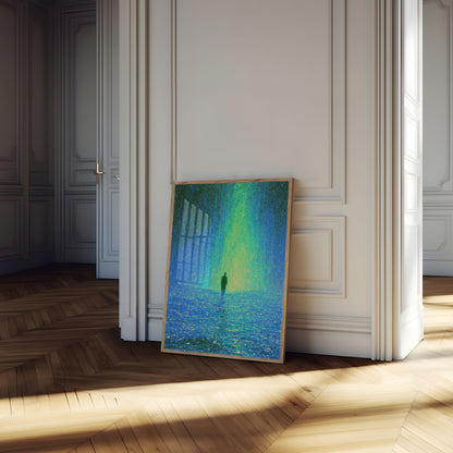 Solitary Journey Through Light Poster