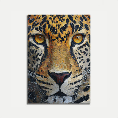Gouden Luipaard Close-Up Poster