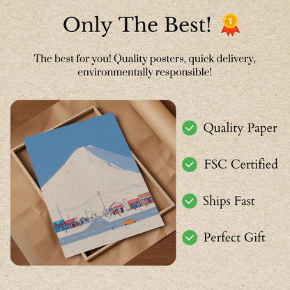 Mount Fuji Winter Serenity Poster