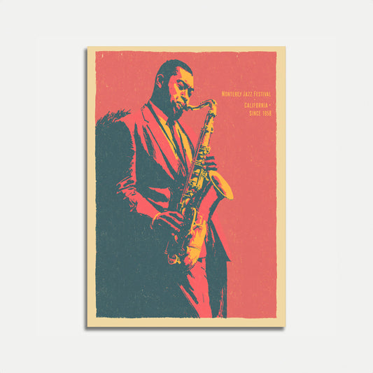 Monterey Jazz Festival California Poster