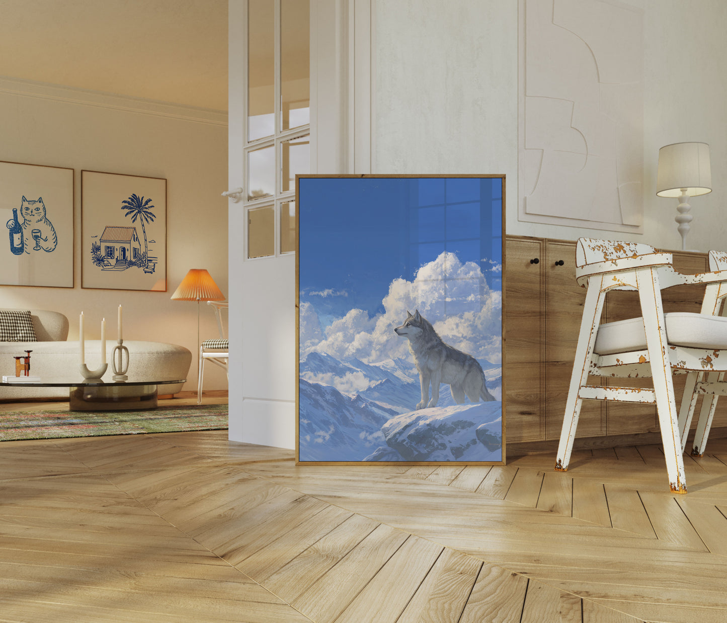 Lone Wolf Mountain Peak Poster