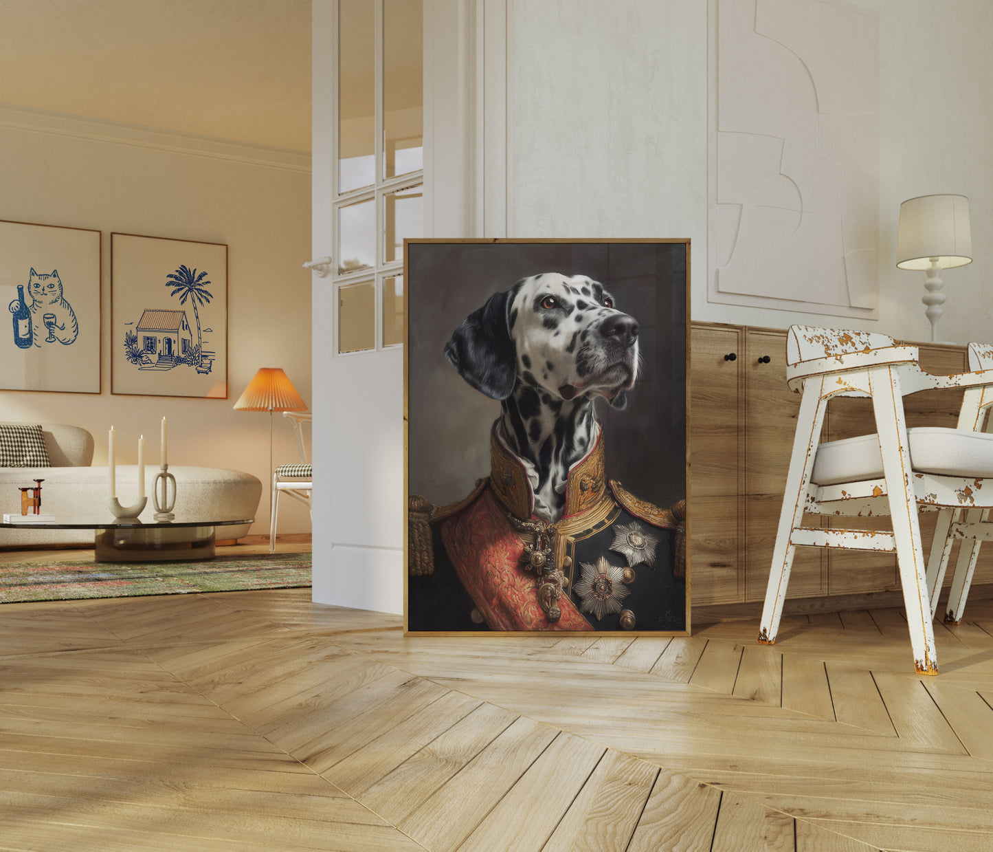 Póster del comandante dálmata real