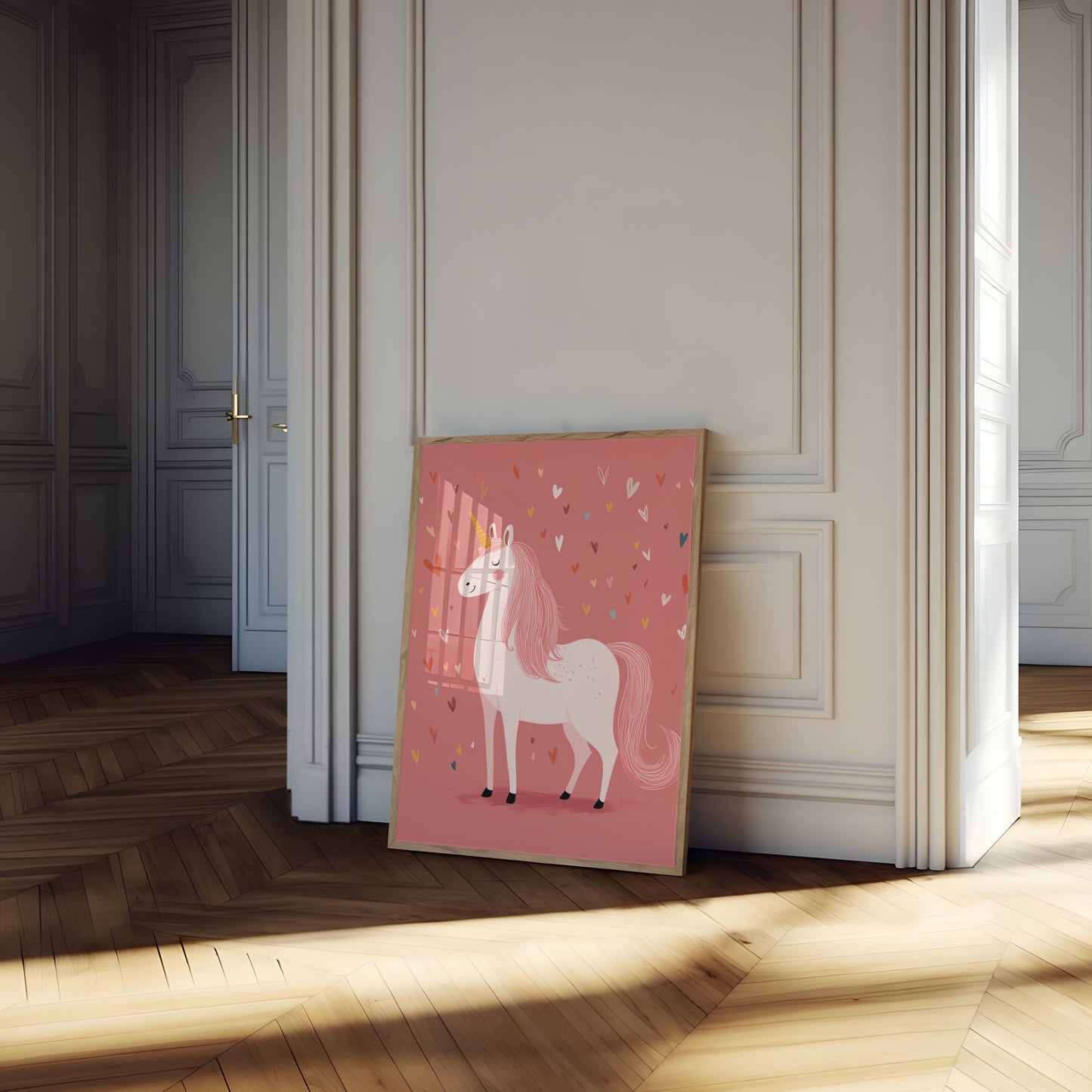 Magisk Rosa Enhörningsposter