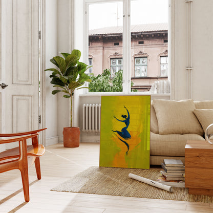 Dansende Silhouet Dynamische Poster