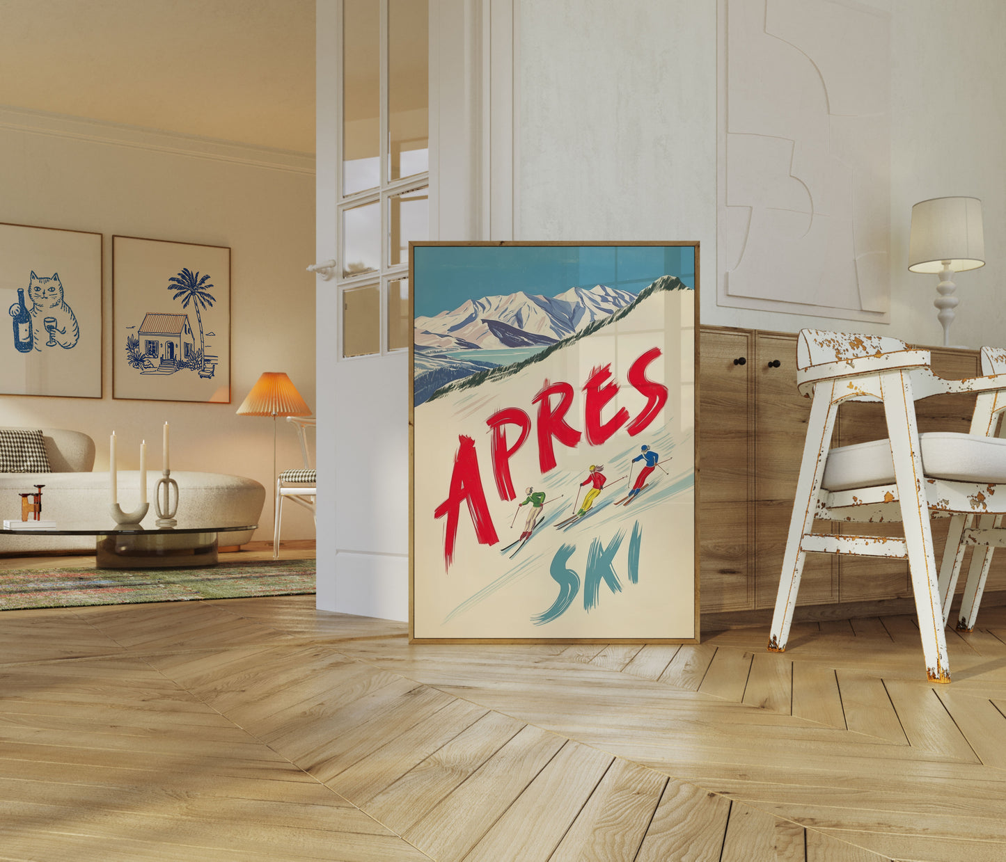 Vintage Après Ski Bergposter