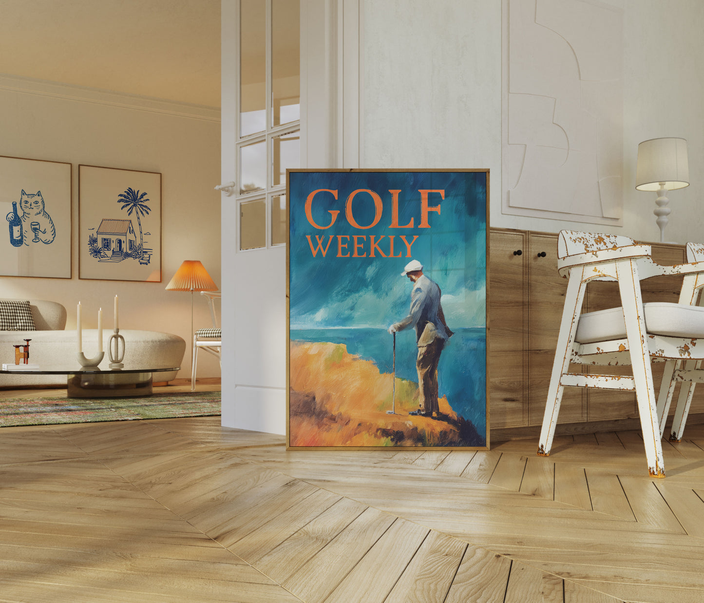 Küsten-Golf-Gelassenheit Poster