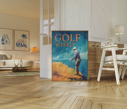 Küsten-Golf-Gelassenheit Poster