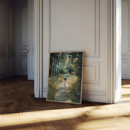 Forest Trail Runner Poster