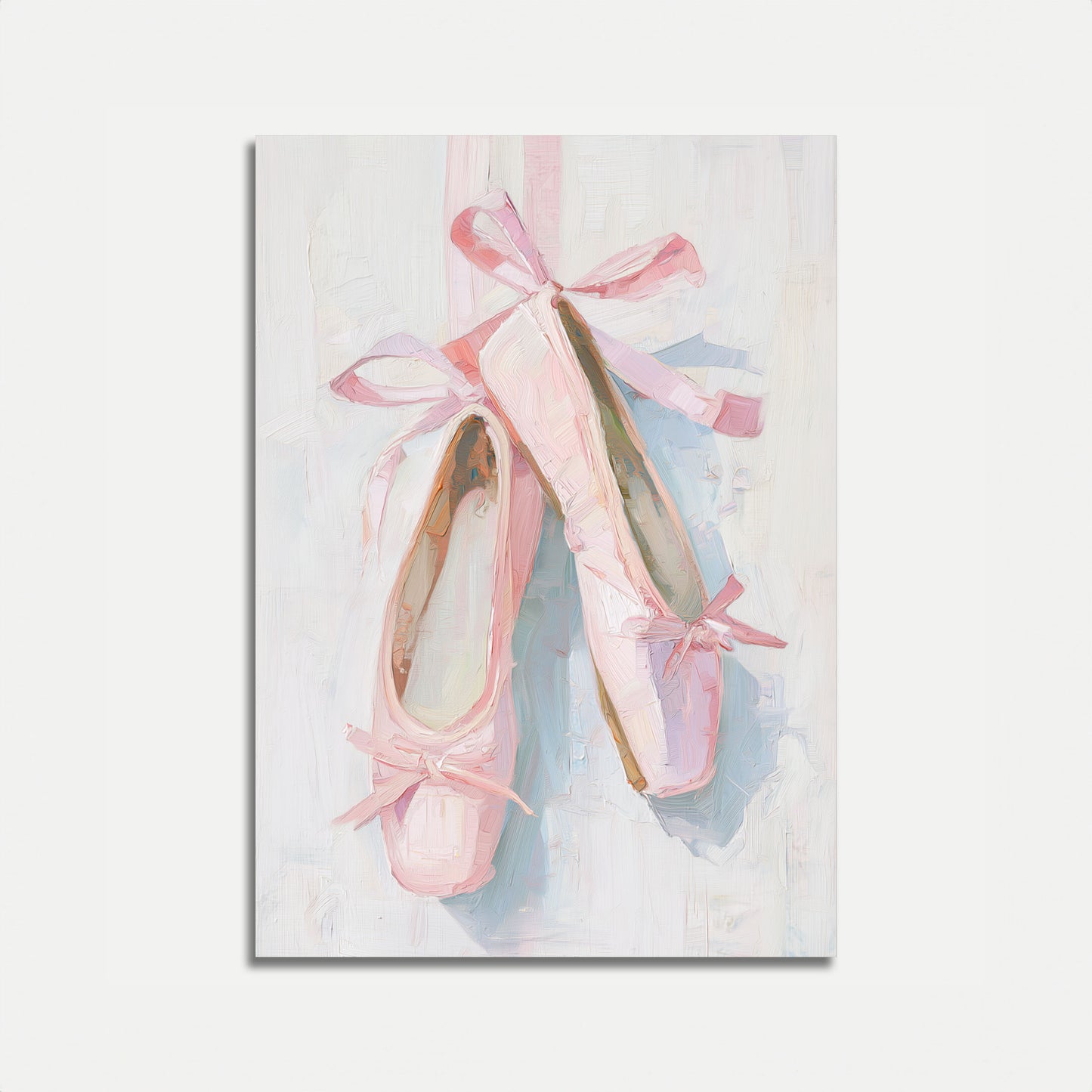 Delicate Ballet Shoes Poster