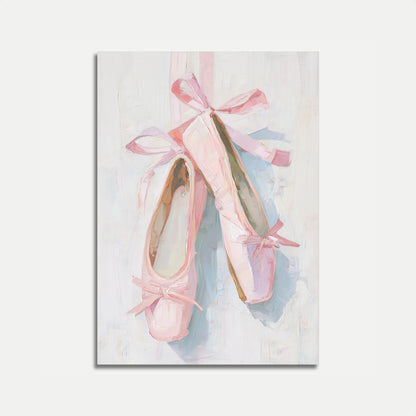 Delicate Ballet Shoes Poster