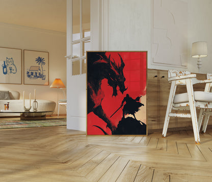 Dragon Knight Epic Battle Poster