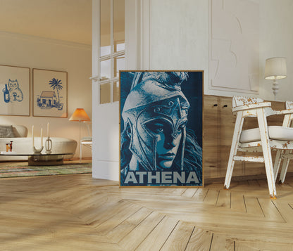 Athena Greek Goddess Poster
