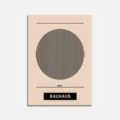 Geometric Bauhaus Minimalist Poster