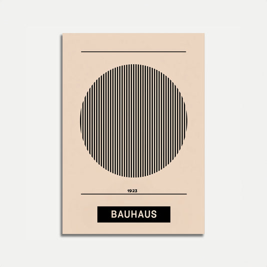 Geometric Bauhaus Minimalist Poster