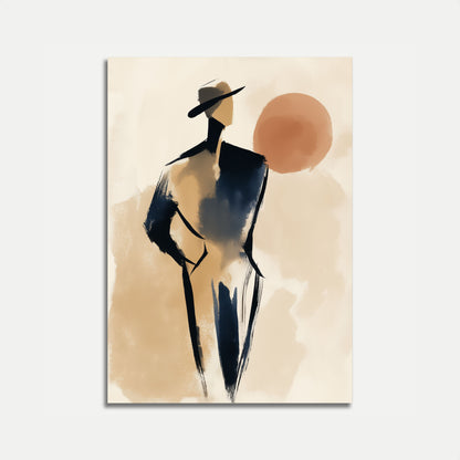Elegantes Cowboy-Mode-Plakat