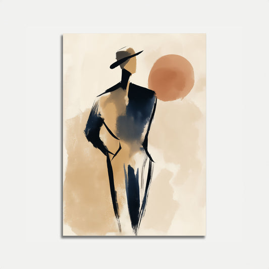 Elegantes Cowboy-Mode-Plakat