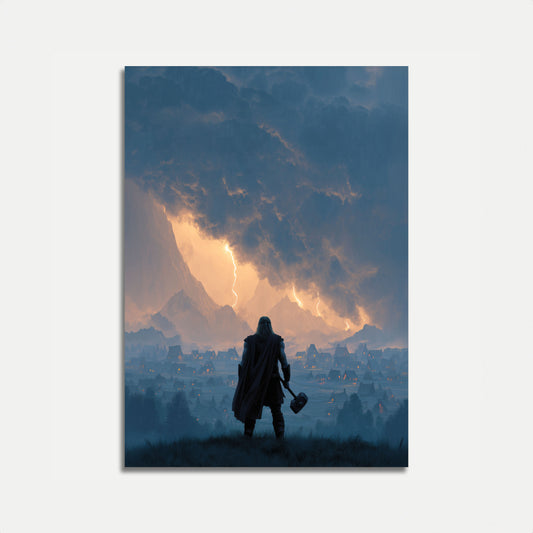 Viking Storm Warrior Poster