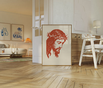 Crucifixion Crown of Thorns Poster