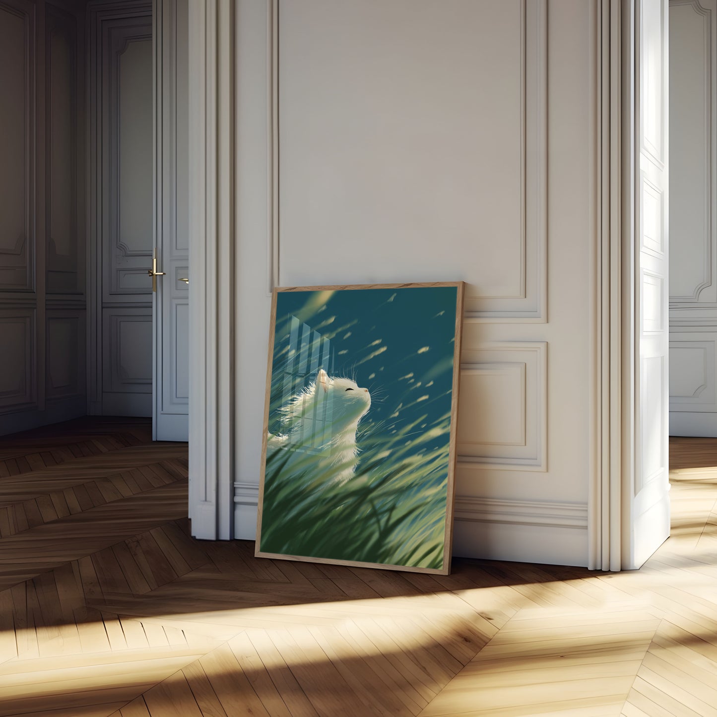 Pôster de Gato Sereno e Ventoso