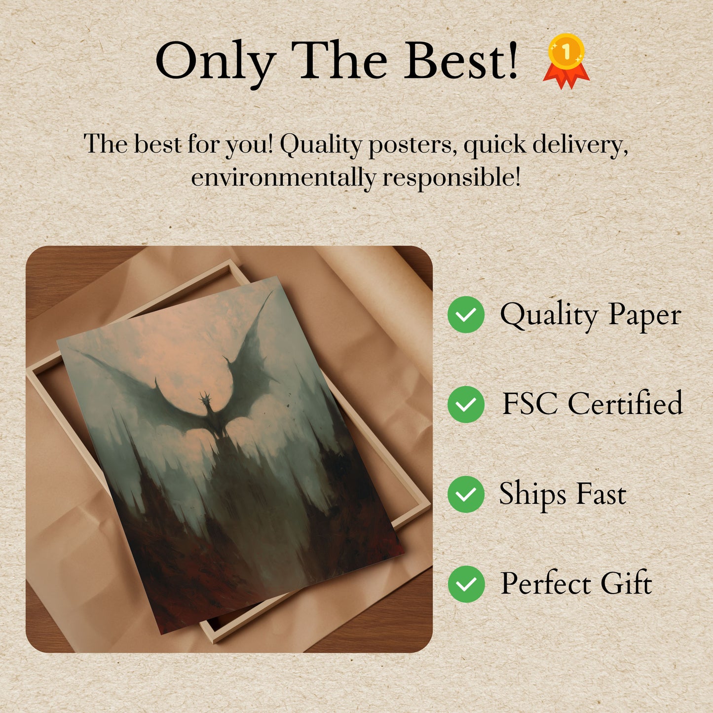 Póster de la Ciudadela del Dragón de Alas Oscuras