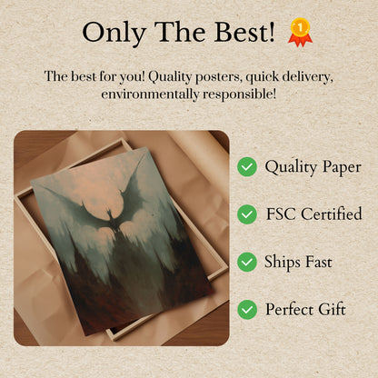 Póster de la Ciudadela del Dragón de Alas Oscuras