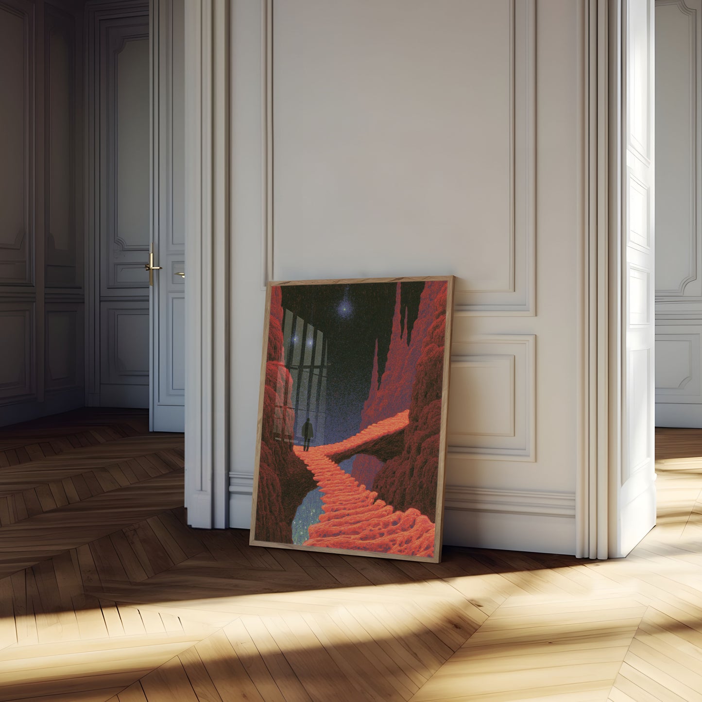 Cosmic Canyon Solitude Poster