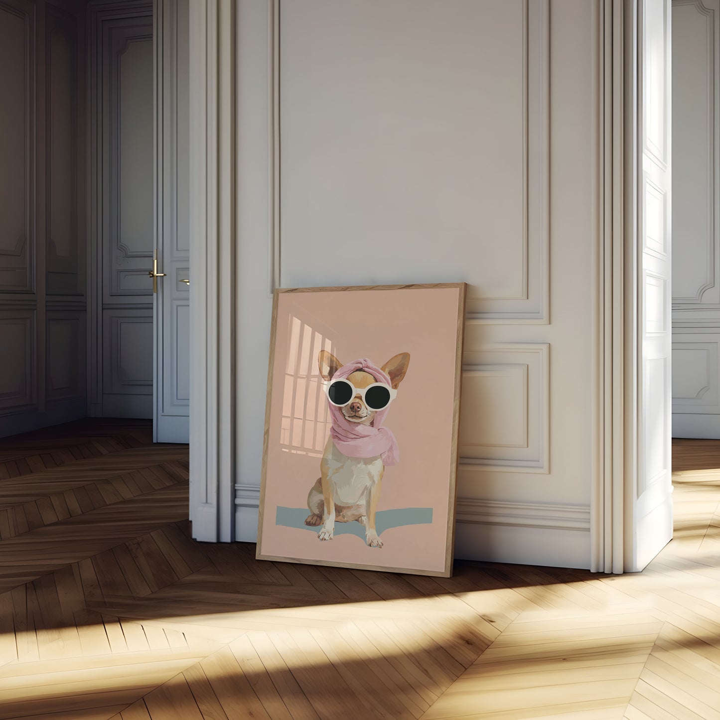 Schicker Chihuahua-Mode-Poster