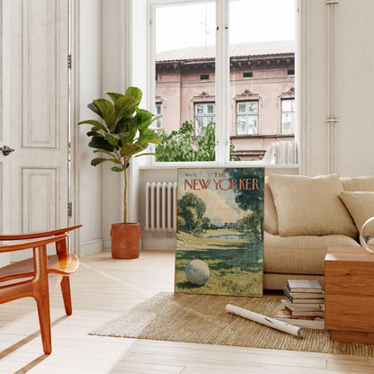 Tranquil Golf Course New Yorker Poster