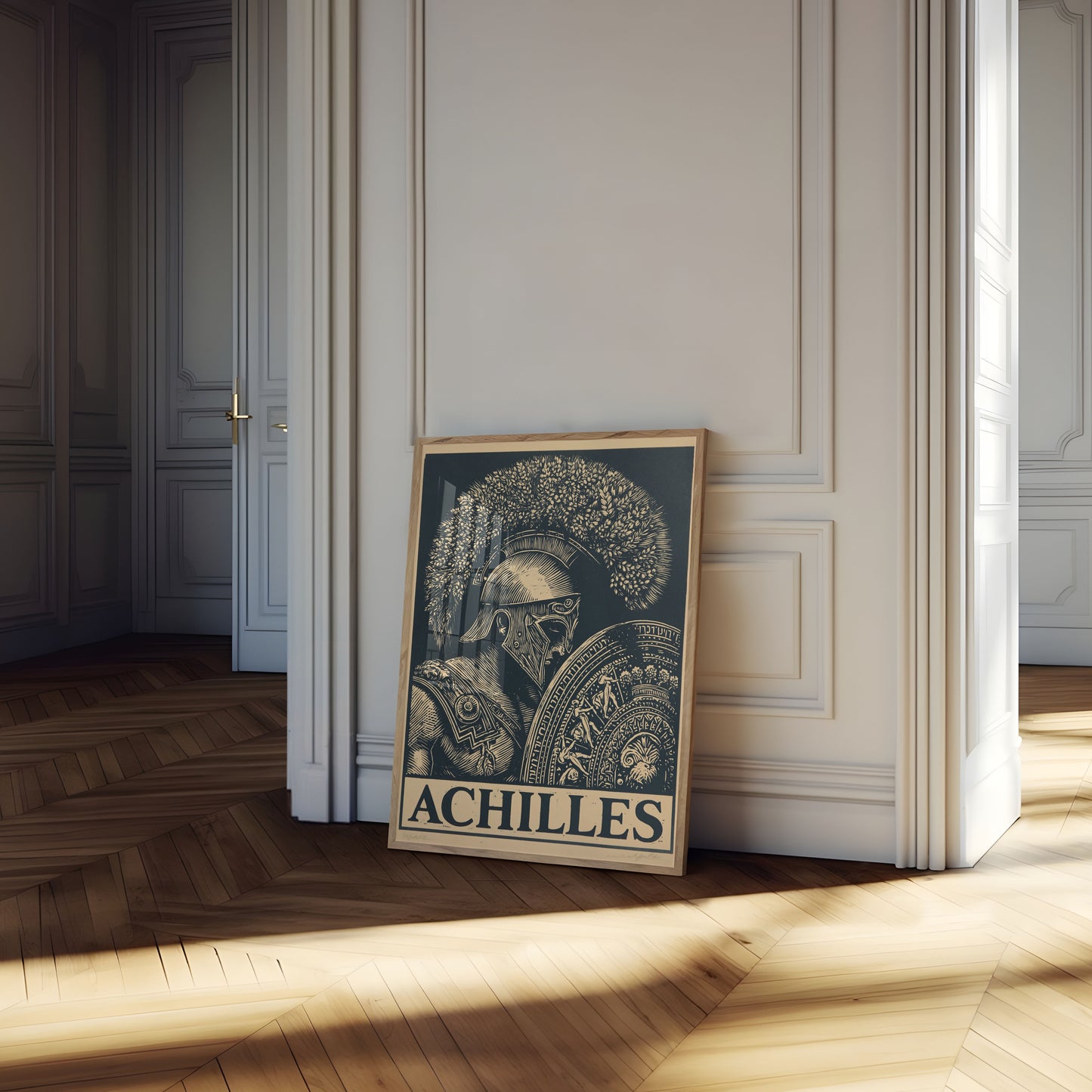 Achilles Greek Warrior Poster