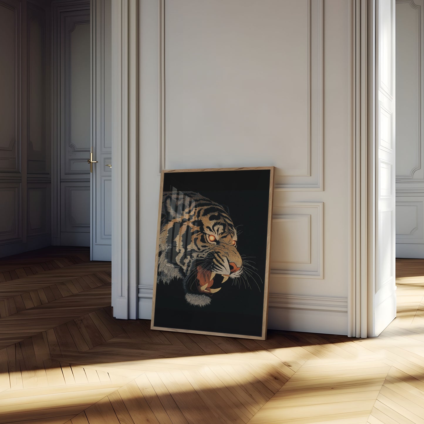 Fierce Tiger Glare Poster