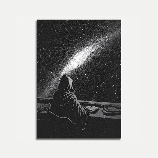 Poster di Meditazione Cosmica Sotto le Stelle