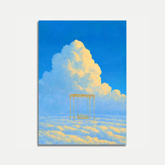 Affiche Porte Dorée dans les Nuages
