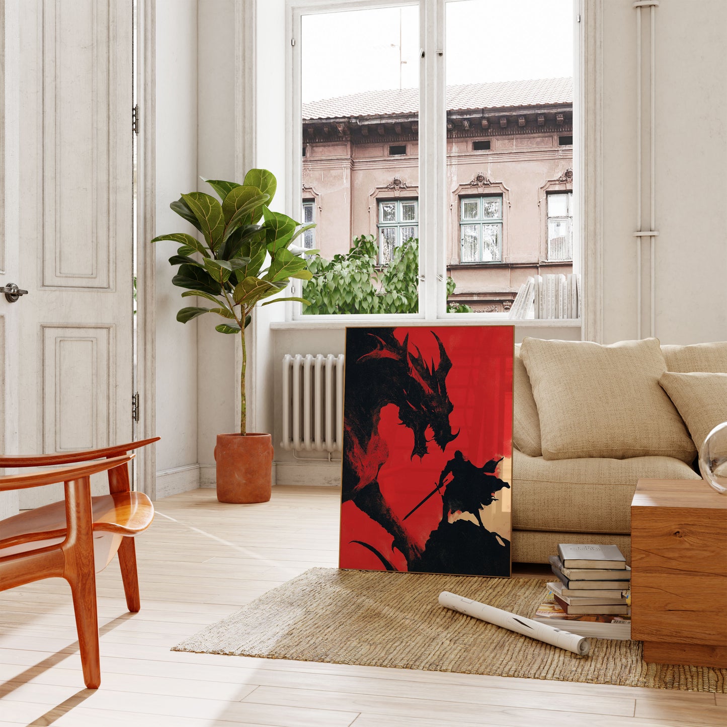 Dragon Knight Epic Battle Poster