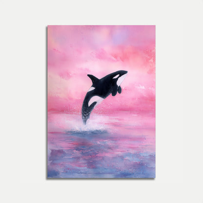 Majestic Orca Ocean Dance Poster