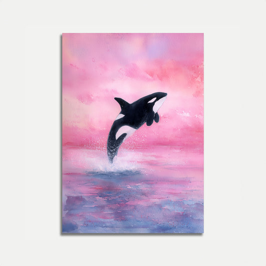 Majestic Orca Ocean Dance Poster